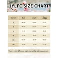 thumbnail image 6 of JYLFC Women Button Down Henley Heavyweight Sweatshirts Autumn Winter Cute Solid Color Patchwork Pullover White L, 6 of 6