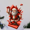 thumbnail image 5 of Cheapark Christmas Santa Claus Wall Stickers - Removable Decals For Home Walls, Enhancing Holiday Party Ambiance, 5 of 8