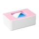 thumbnail image 5 of Dispensador de mascarillas con tapa Caja de almacenamiento de pañuelos Contenedor Waterpoof a prueba de polvo Práctico Multis Conveniente Funcional A Sunnimix cubierta de la caja de almacenamiento, 5 of 8