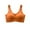 Orange, variant on Darzheoy Women Fashion Bra Wire Free Underwear Bra Everyday Underwear Women Bras M