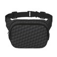 thumbnail image 1 of Fotbe golf balls Cangurera Cuadrada con Estampado de Doble Capa, Bolsa de Cintura Ajustable Mini para Hombres y Mujeres, 1 of 9