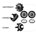 thumbnail image 4 of CIMAXIC 1 Ensemble Roue Facile en Alliage d'Aluminium pour Vélo Pliant Roue Facile Compatible pour Brompton,2.52"X2.52"X3.39 Pouces, 4 of 4
