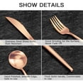 thumbnail image 3 of Silverware Set, 16-Piece Satin Finish Flatware Set Service for 4, Knives/Forks/Spoons Included, Premium Stainless Steel Kitchen Cutlery Set For Home and Restaurant, Dishwasher Safe, 3 of 5