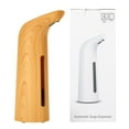 thumbnail image 3 of kurtrusly Automatic Dispenser Battery Power 400ml Intelligent Touchless IR Sensor Hand Wash Household Dining Bathroom Cleaning Light Wood Color, 3 of 7