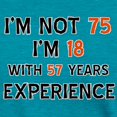 thumbnail image 3 of CafePress - 75 Year Old Designs T Shirt - Womens Tri-blend T-Shirt, 3 of 4