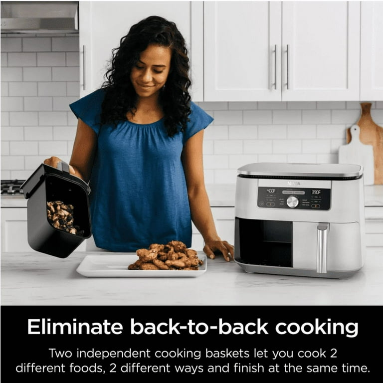 Ninja Foodi 6-in-1, 8 Quart 2-Basket Air Fryer with DualZone