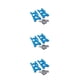 thumbnail image 1 of Vogacara 2X coches de control remoto Brazo oscilante del coche delantero Servicio de larga duración Brazos de suspensión RC duraderos Reemplazo para Type1 NO1 Vogacara CBP203176, 1 of 6