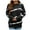 Black, variant on IROINNID Womens Sweater Jumper Round Neckline Pullover Sweater Stripes Leisure Mid-Length Long Sleeve Ladies Knit Top Sweater