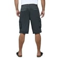 thumbnail image 2 of RAW X Mens Belted 12.5" Inseam Knee Length Cargo Shorts, Charcoal, 28, 2 of 7