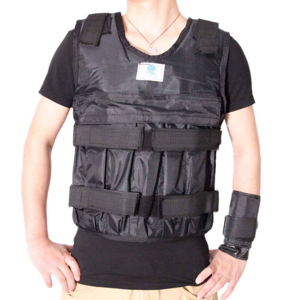 Weighted Vest, Max Loading 50kg Adjustable Weighted Vest Weight Jacket