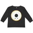 thumbnail image 3 of Inktastic White Donut Boys or Girls Long Sleeve Toddler T-Shirt, 3 of 5