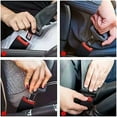 thumbnail image 6 of Kingswick Universal Seat Belt Extenders 2 Pack 4.72 Inch Seat Belt Buckle Extenders, Universal Seat Belt Extenders for Cars, Car Seat Belt Buckles for Car Accessories，Khaki, 6 of 8