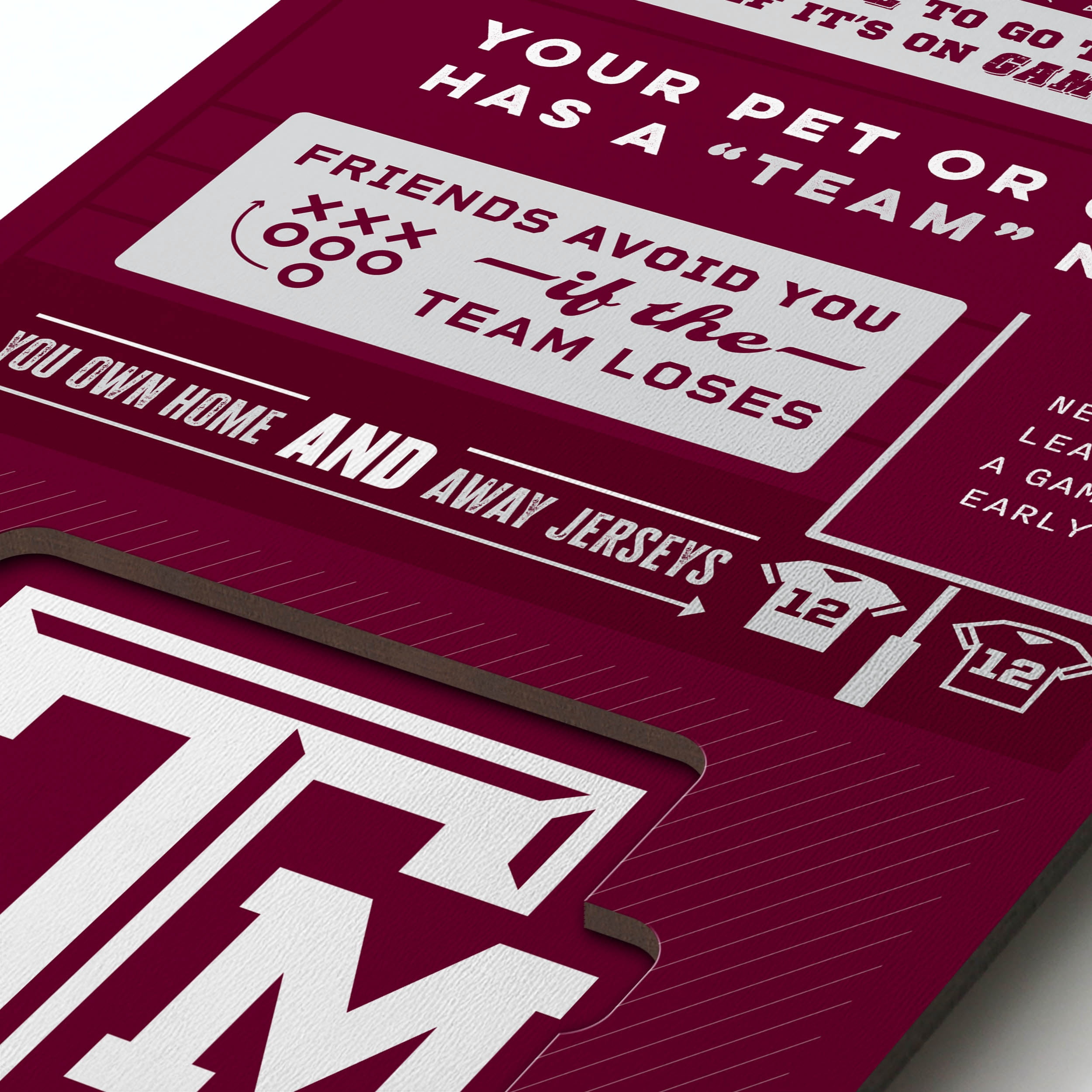 YouTheFan NCAA Texas A&M Aggies 3D Top 10 Wall Art