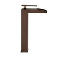 thumbnail image 2 of Concorde Single Hole, Single-Handle, High Arc Waterfall, Bathroom Faucet in Oil Rubbed Bronze, 2 of 12
