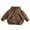 Coffee, variant on lnmuld Cute Sweaters Baby Boys and Girls Retro Casual Hooded Sweater Children's Fashion Warm Sweater Size:120