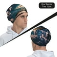 thumbnail image 6 of Logiee Artistic Starry Sky Moon Book Print Unisex Knit Beanie for Men Women Winter Hat,Beanies Skull Caps, 6 of 7