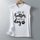 thumbnail image 4 of Camiseta Sin Mangas Para Mujer Sin Mangas Cami Tops Moda Casual Impreso Señoras Cuello Redondo Chaleco Camiseta Odeerbi  ODB157724, 4 of 5