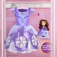 thumbnail image 7 of Disney Jr. Sofia the First Royal Magic Dress-Up Set, Kids Dress-Up and Pretend Play Costume with Sofia Dress, Tiara, and Collectible Charm, Walmart Exclusive, 7 of 7