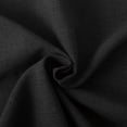 thumbnail image 5 of Mens Shirts Gifts for Men Men's Spring Summer Casual Linen Solid Color Short Sleeve Shirt Loose Turn-down Collar Shirt Black Linen 3X, 5 of 8