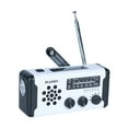 thumbnail image 1 of Manivelle Multifonction Solaire d'Urgence avec Bandes Météo AM FM NOAA Lampe de Poche LED et Banque d'Alimentation Portable pour Extérieur, 1 of 9