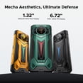 thumbnail image 3 of DOOGEE S200 Ultra Rugged Smartphone 5G, 48(12+36)GB+1 TB, 1.32"AMOLED Rear Display, 6.72" FHD&120Hz, 4nm D7400 Android 15, 11000mAh/66W, 100MP+20MP Night vision, Light Effect,Face ID/BT5.4/WiFi6E/NFC, 3 of 9