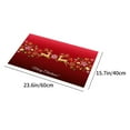 thumbnail image 3 of KOYPTL Christmas Pendants Door Mat Outdoor,Merry Christmas Welcome Mats for Front Door, Christmas Poinsettia Non Slip Holiday Red Doormat Indoor Entryway Floor Rug for Entrance Outside Home, 3 of 6