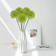 thumbnail image 3 of Plastic Simulation Dandelions - Realistic Faux Flowers for Home Decor, Gardening, and Office Arrangement - Maintenance-Free, Green Floral Branches - 11.42 x 7.09 in, Set of 6, 3 of 6