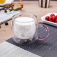 thumbnail image 2 of ZHAOCHENG Bonita taza de café con forma de gato, taza de té de vidrio de doble pared con forma de animal, regalo de San Valentín, Pascua, para esposa y madre, 2 of 5