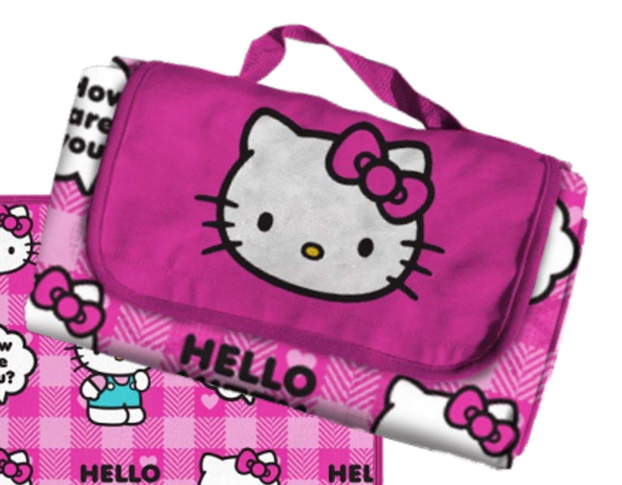 Outdoor Blanket, 50" x 60" Hello Kitty Pink Picnic