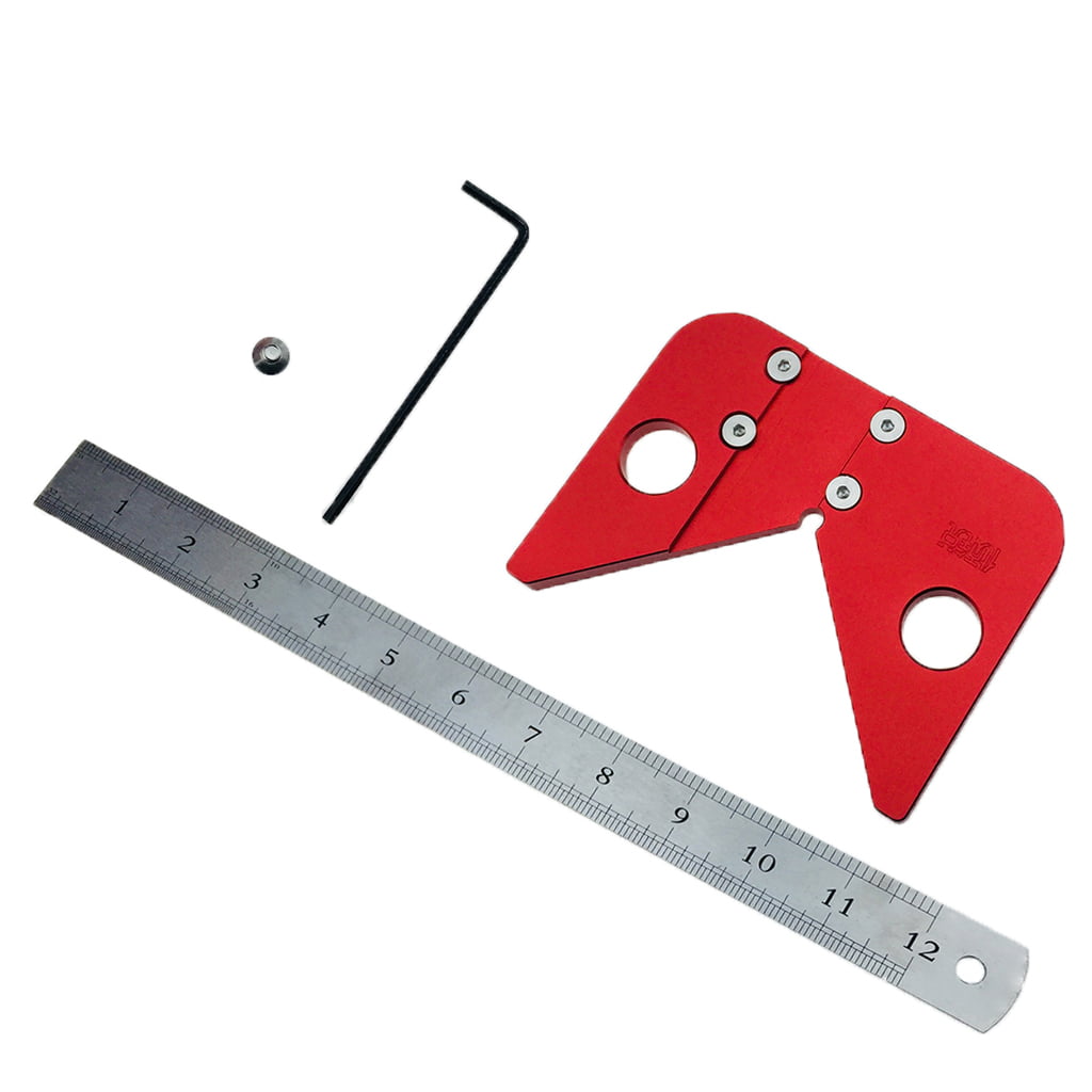 Wood Measuring Scribe Tools Center Point Finder Scriber Center Circle Ruler 