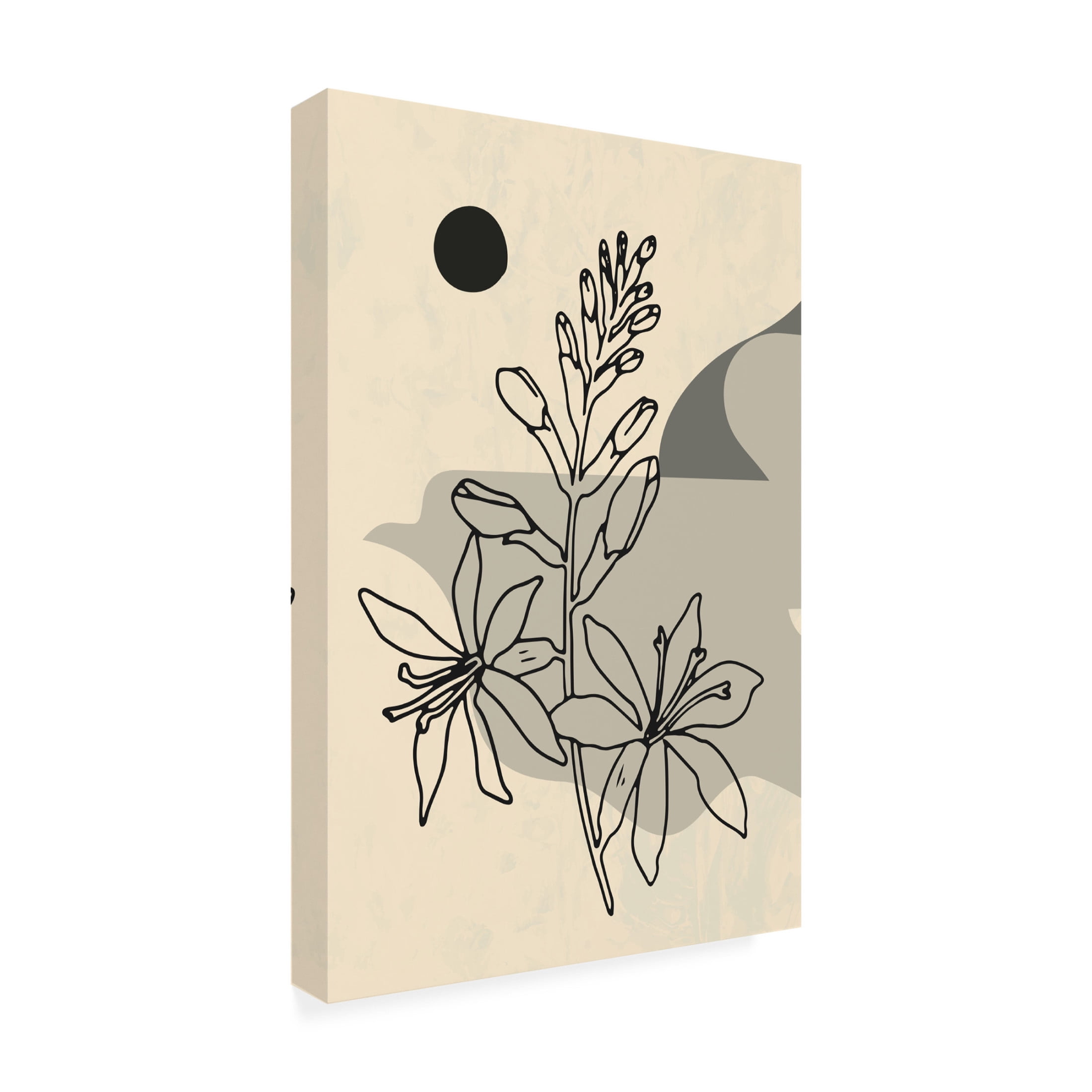 Trademark Fine Art NKTN Abstract Flower 1 Canvas Wall Art