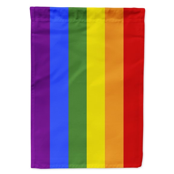 Carolines Treasures Gay Pride Flag Canvas House Size Large multicolor