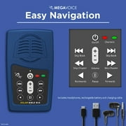 Thru The Bible with J. Vernon McGee + King James Version (KJV) MegaVoice Handheld Solar Powered Audio Bible