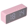 thumbnail image 3 of Réveil, Support Format Mp3 Lecture Musique Réveil Multifonctionnel Haut-Parleur Rechargeable pour Chambre pour Bureau Noir, Blanc, 3 of 8