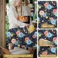 thumbnail image 5 of Pioneer Flower Floral Print Pattern Round Tablecloth 60 X 60 Inch, Wrinkle Resistant Wipeable Table Cloth for Kitchen Dining Picnic Patio Party, 5 of 6