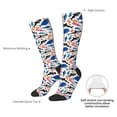 thumbnail image 4 of Fotbe Cute Sea Animals Calcetas Divertidas Estampadas para Hombre y Mujer, Calcetas de Algodón hasta la Rodilla para Caminar, Correr, Enfermería y Embarazo, 4 of 6