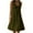 zf-Army Green, variant on fartey Casual Dress for Women Summer Solid Scoop Neck Tiered Loose Tank Dresses Sleeveless A-Line Comfy Midi Beach Dress
