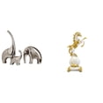 thumbnail image 1 of Estatua de elefante,Estatuas de elefantes de cerámica,figuras de elefantes,decoración,Figura de escritorio,Estante de estatua de caballo para escritorio,oficina,decoración del hogar,Figura, 1 of 8