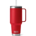 thumbnail image 4 of YETI Rambler 42 oz Straw Mug, Vacuum Insulated, Stainless Steel, Rescue Red (Mom), 4 of 5