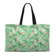 thumbnail image 1 of Soimoi Green Heavy Satin Fabric Leaves & Lily Floral Print Fabric by the Yard 54 Inch Wide, 1 of 2