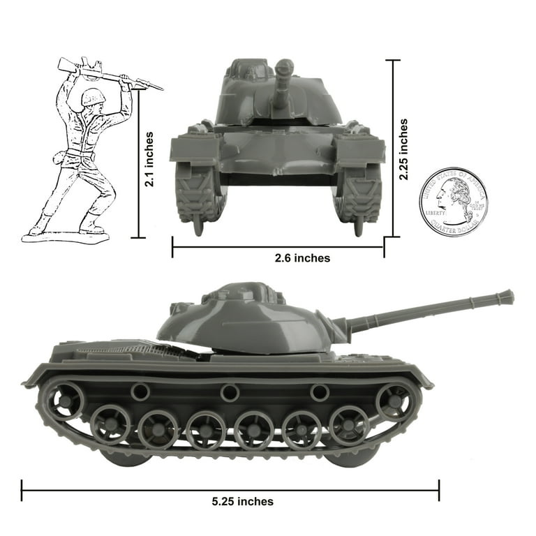 Plastic army cheap men tanks