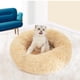 thumbnail image 3 of Dog cat  kennel plush round pet Bed dog bed winter dog mattress pet Sleeping mattress Basket Soft Fluffy Cushion ShopWise Round, 3 of 10