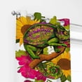thumbnail image 2 of Coolnut Room Darkening Window Curtains Panels Drapes Chameleonon a Sunflower Thermal Insulated Grommet Blackout Curtains 84x55in 2 Panels, 2 of 4