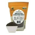 thumbnail image 5 of McCabe Organic Broccoli Sprouting Seeds for Microgreens - Organic Broccoli Seeds for Sprouting | Rich with Fiber & Minerals | USDA and CCOF Certified | Product of USA | 1Lbs, 5 of 7