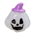 thumbnail image 2 of Halloween Mini Pumpkin Ghost, Resin Figurine Set, Colorful Desktop Decor, Cute Translucent Appearance and Durable Polyresin Build for Car Dashboards, Shelves and Party Tables., 2 of 7