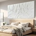 thumbnail image 4 of AEFER Oil Painting Art Wall Decor Pictures for Living Room Big Wall Artwork White Painting Modern Abstract Wall Decor Bedroom Office Unframe: 12x18inch(30x45cm), 4 of 6