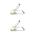 thumbnail image 3 of HAOAN2pcs Portable Desktop Whiteboard Stand Adjustable Tablet Holder Desk Foldable Display Stand For Small Dry Erase Board Stand, 3 of 8