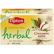 Lipton Herbal Cinnamon Apple Tea Bags, 20ct