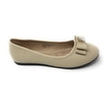 thumbnail image 3 of Victoria K Women's Double Bow With Big Rhinestone Ballerina Flats, 3 of 5
