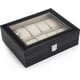 thumbnail image 2 of Estuche para relojes/expositor/caja/almacenamiento para relojes en PU y cristal, 2 of 5